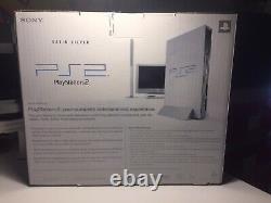 Sony Ps2 Satin Silver Playstation 2 Fat Console New & Sealed