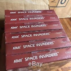 Space Invaders Taito For Atari 2600. Factory Box 6 Units. New Sealed. Genuine