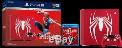 Spider-Man PS4 Pro 1TB Limited Edition Console Bundle Brand New Sealed NIB