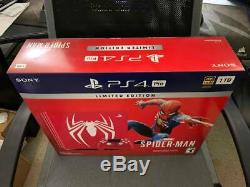 Spider-Man PS4 Pro Console Bundle -Brand New FACTORY SEALED. LIMITED EDITION