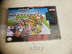 Super Mario Kart Super Nintendo Entertainment System 1992 snes brand new sealed
