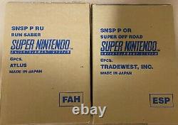 Super Nintendo Entertainment System PAL Combined Run Sabre Super Off Road Sealed
