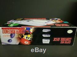 Super Nintendo NES Control Deck In Super Mario Bros Box Brand New Sealed MINT