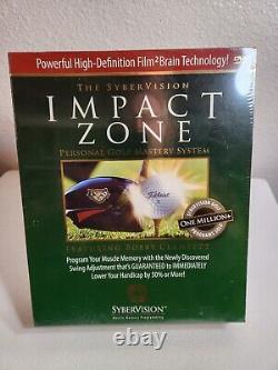 Sybervision Impact Zone Personal Golf Mastery System Interactive DVD NEW SEALED