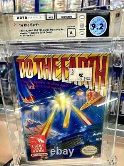 To the Earth Nintendo Entertainment System NES NEW SEALED WATA GRADED 9.2 A