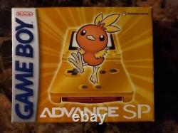 Torchic Gameboy Advance SP Pokemon Center New York Original NTSC Sealed
