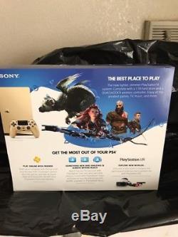 UNOPENED SEALED Sony PlayStation 4 Slim Limited Edition 1TB Gold Console PS4