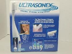 Ultrasonex Oral Care System Dual Frequency Toothbrush NEW SEALED