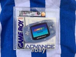 VGA 85+ Nintendo Game Boy Advance 32bit Glacier Handheld System NEW SEALED