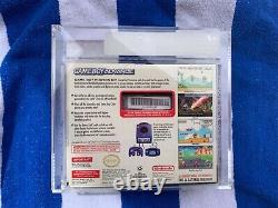 VGA 85+ Nintendo Game Boy Advance 32bit Glacier Handheld System NEW SEALED