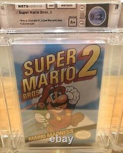 WATA TRIO of 9.2 A SEALED NES Super Mario Bros. (Nintendo Entertainment System)
