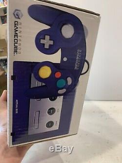WOW RARE SEALED Nintendo GameCube Console Indigo PURPLE Zelda Collectors Edition