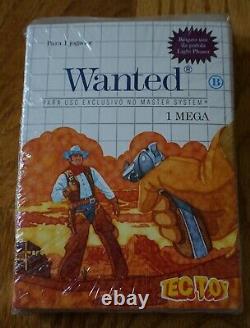 Wanted (Sega Master System SMS) NEW Factory Sealed TEC TOY