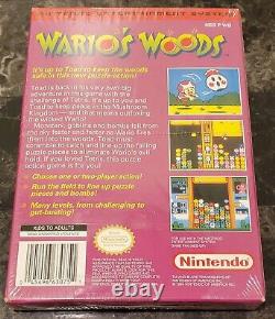 Wario's Woods (Nintendo Entertainment System, 1994) NEW Sealed H Seam