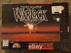 Warlock (Super Nintendo Entertainment System) SNES brand-new, factory sealed