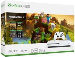 Xbox One S 1TB Console Minecraft Creators Bundle Brand NEW Sealed