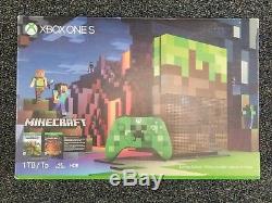 Xbox One S 1TB Limited Edition Console Minecraft Bundle New SEALED
