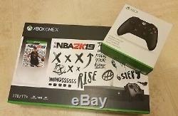 Xbox One X 1TB NBA 2K19 Bundle + Extra Wireless Controller (BOTH SEALED, NEW)