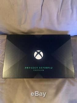 Xbox One X Project Scorpio LIMITED Edition 1TB Console NEW sealed Collectible