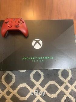 Xbox One X Project Scorpio Limited Edition Sealed With Extra Controller
